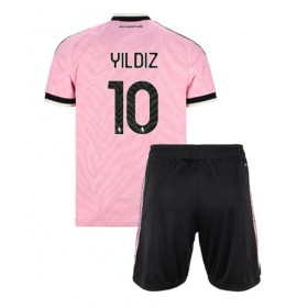 Juventus Kenan Yildiz #10 Borta Kläder Barn 2026-27 Kortärmad (+ Korta byxor)